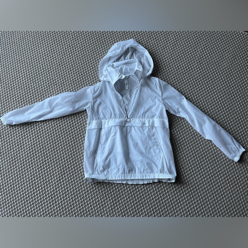 Diadora white small running jacket
